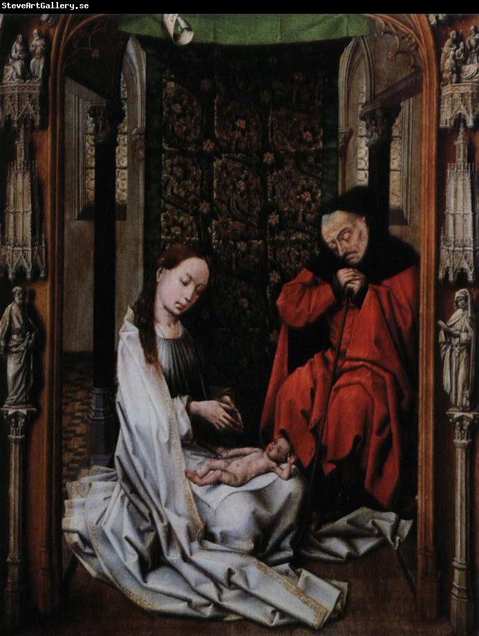 Rogier van der Weyden kristi fodelse altartavlan i miraflores